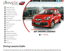 Tablet Screenshot of drivinglessonsdublin.ie